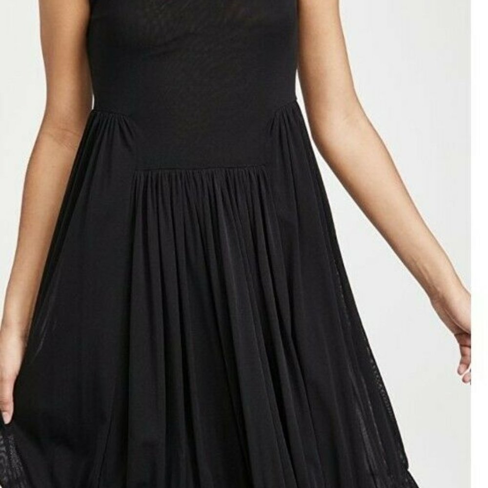 New w/ tags Vince Black Gathered Camisole Maxi Dress Size Large. $265